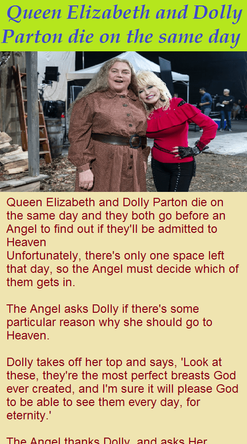 Queen Elizabeth and Dolly Parton die on the same day