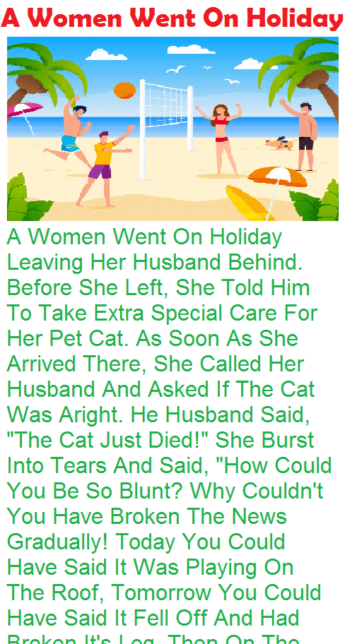 A Women Went On Holiday