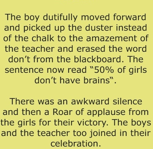 The girl students were really upset
