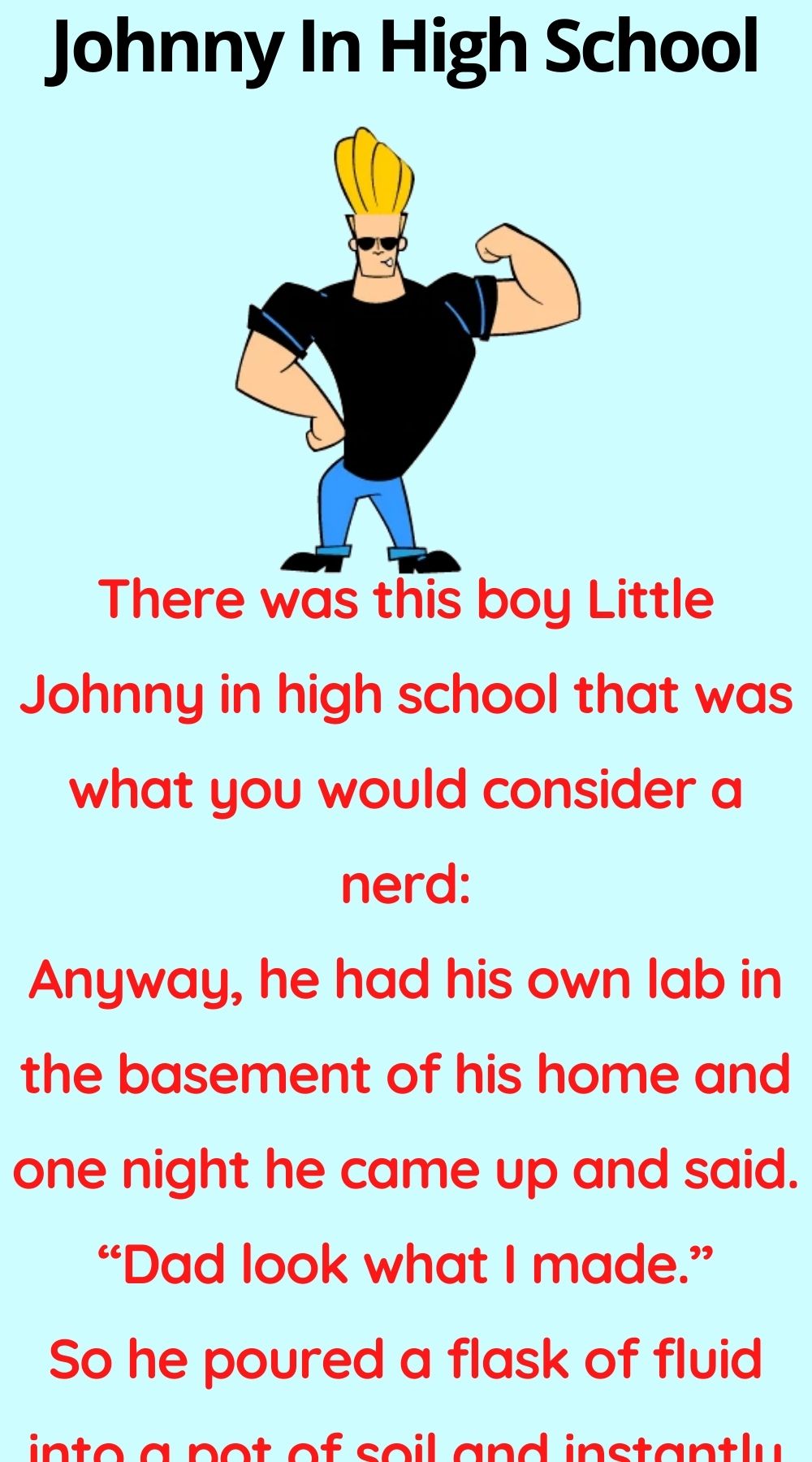 Johnny In High School