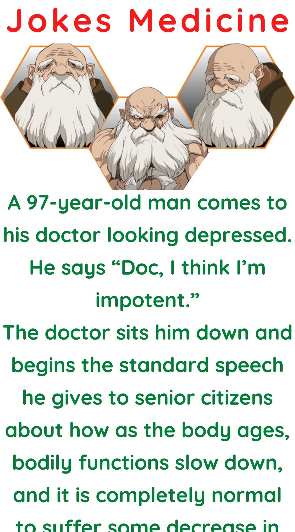 A 97-Year-Old Man Comes To His Doctor