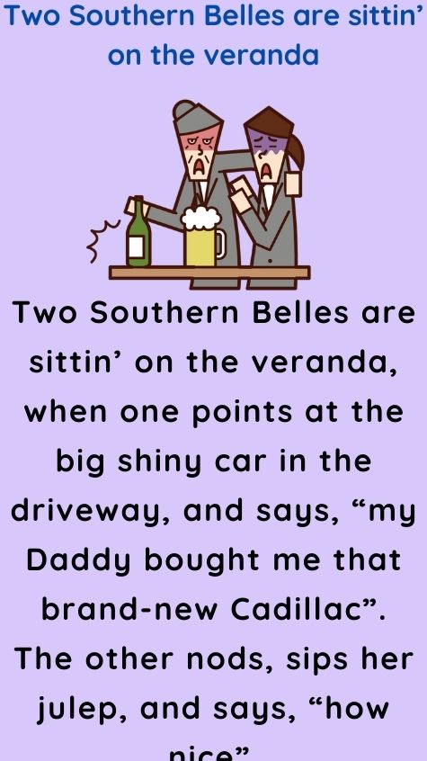Two Southern Belles are sittin’ on the veranda