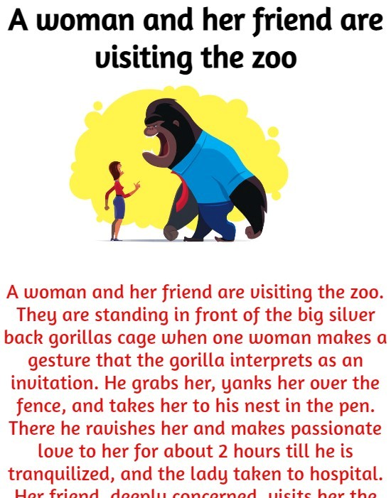 A woman and her friend are visiting the zoo