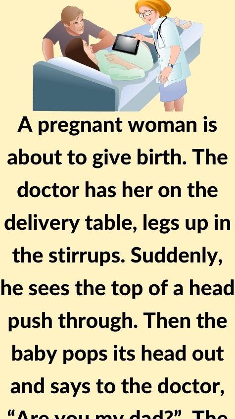 A pregnant woman is 