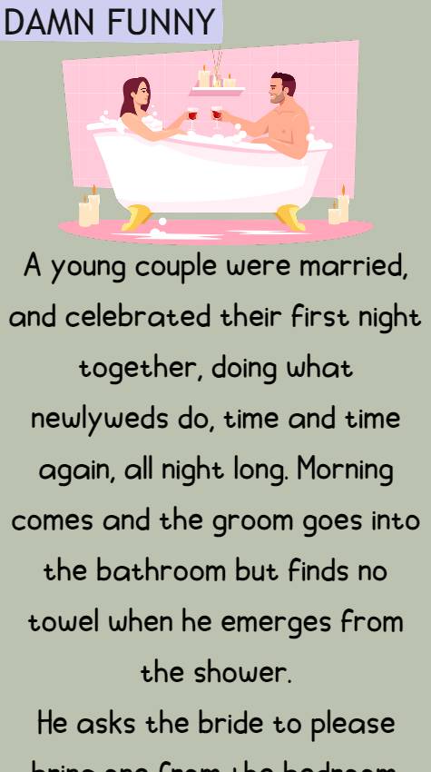 A young couple were married and celebrated 