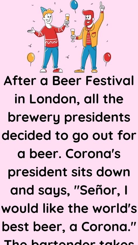 After a Beer Festival in London