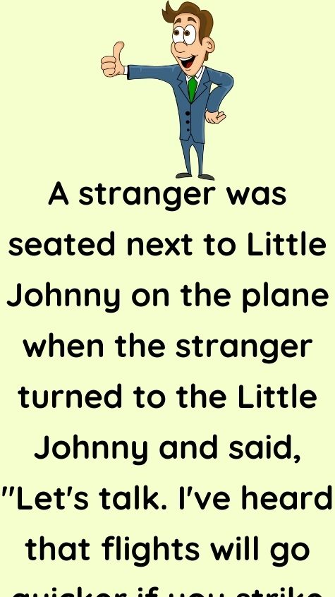 Little Johnny on the plane