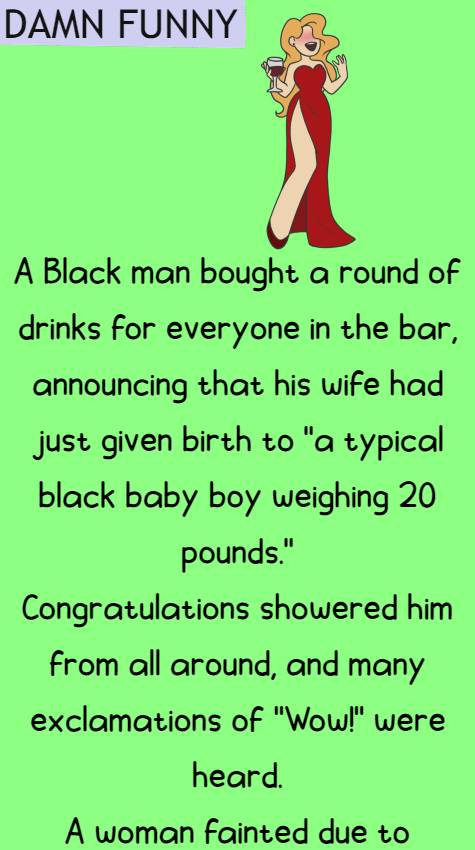 A Black man bought a round of drinks