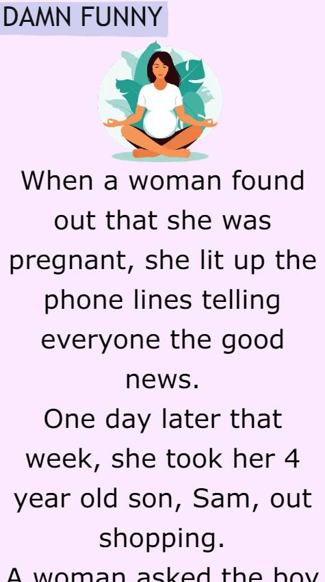 woman found out that she was pregnant