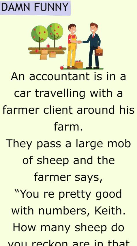 An accountant is in a car travelling
