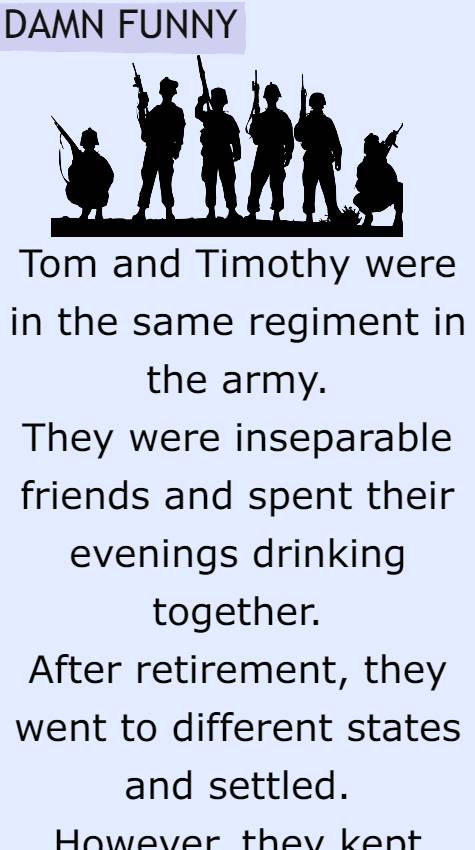 Tom and Timothy were in the same