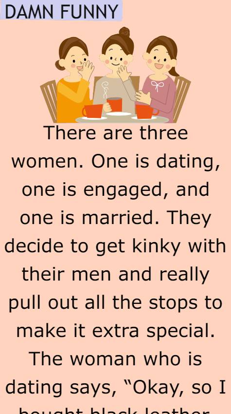 There are three women One is dating