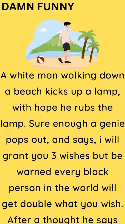 A white man walking down a beach