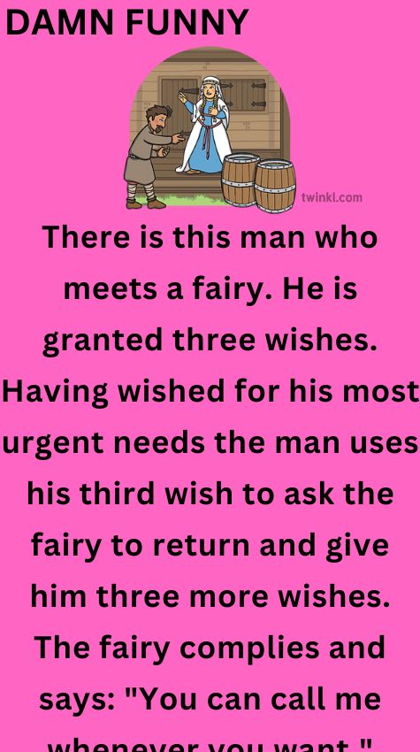 A man who meets a fairy