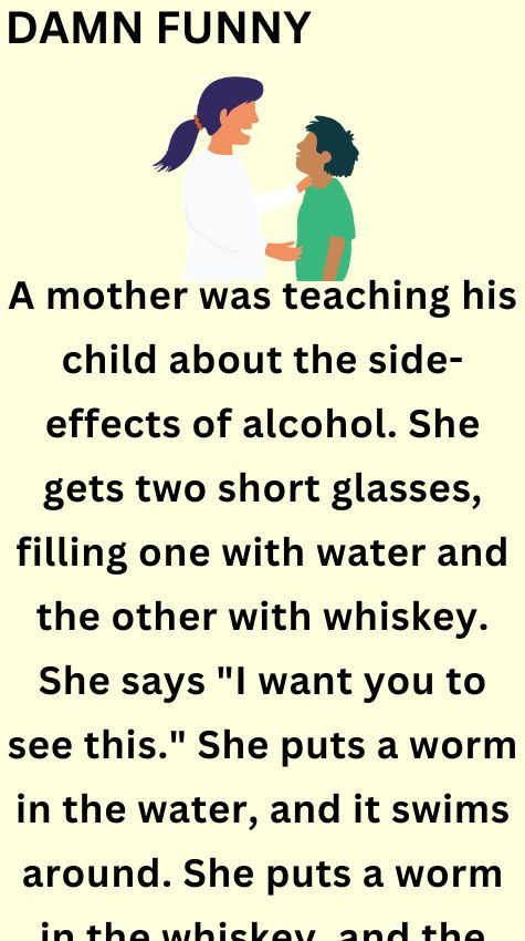 A mother was teaching his child