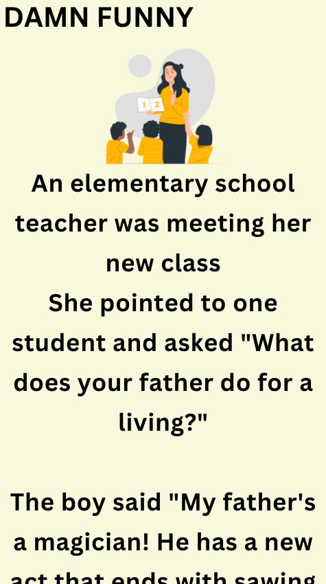 An elementary school teacher was meeting