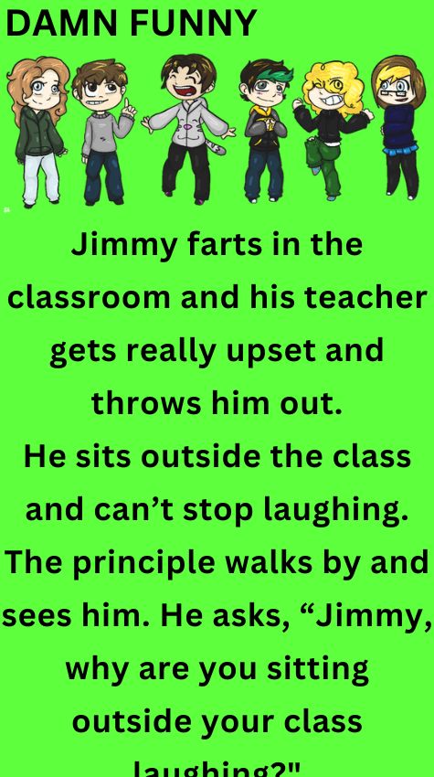 Jimmy farts in the classroom and