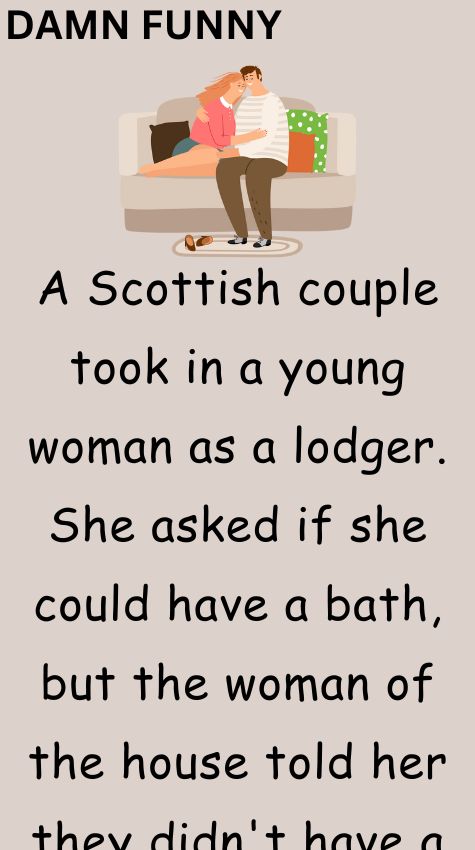 A Scottish couple took in a young woman