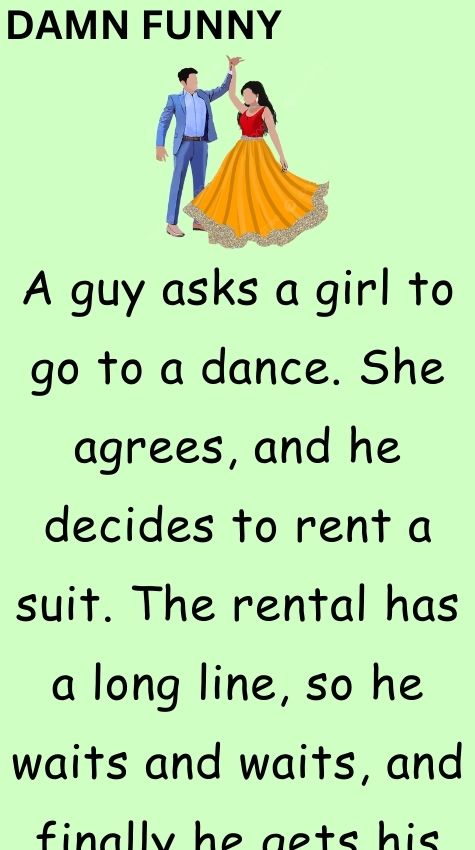 A guy asks a girl to go to a dance