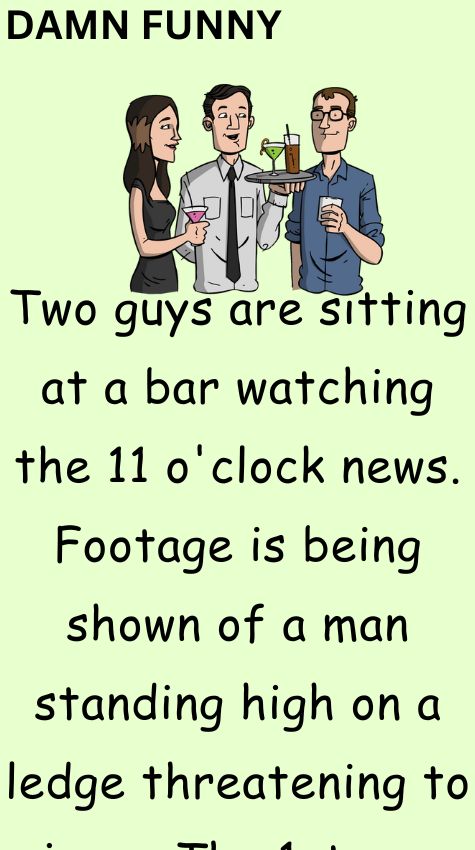 Two guys are sitting at a bar watching