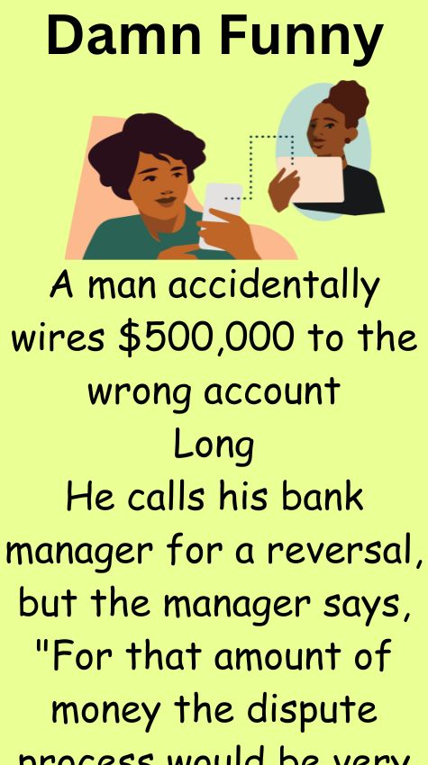 A man accidentally wires