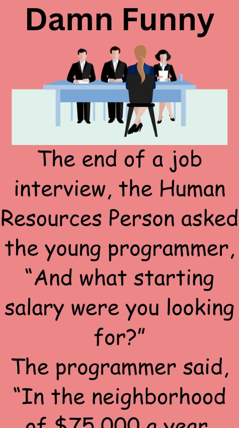 The end of a job interview