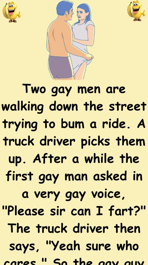 Two gay men are walking down