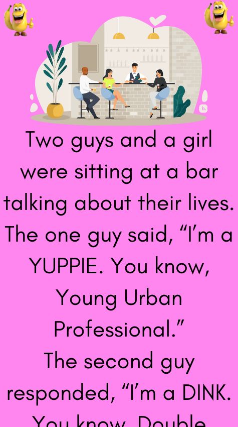 Two guys and a girl were sitting at a bar